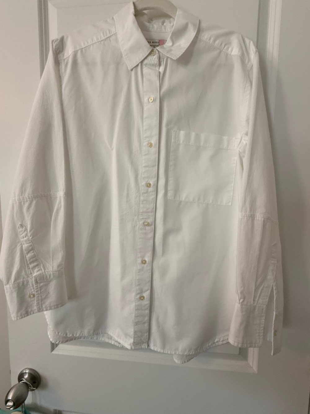 Women’s classic White cotton Button-Down Shirt